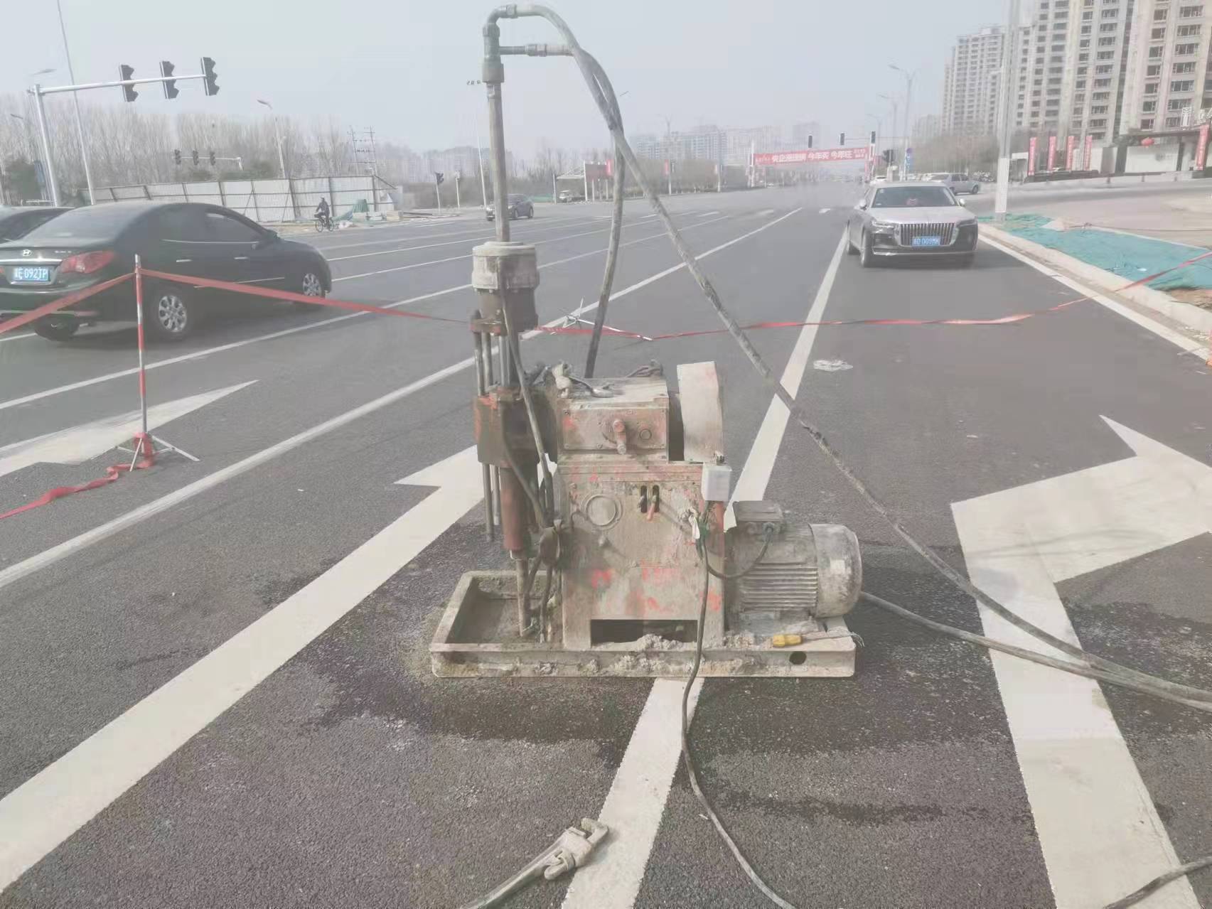 东城街道路基沉降注浆灌浆